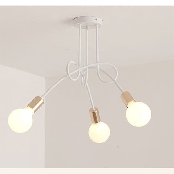 OBOSOE 3-arm loftslampe(r), moderne loftslamper, E27-fatning (glødepære inkluderet)