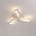 Pikkukuva 1 / 9: OBOSOE LED-kattokruunu, kattovalaisimet, kylmä/lämmin/luonnonvalkoinen, himmennettävä, valkoinen 3 valoa, APP himmennettävä kaukosäädin