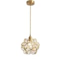 Miniatyrbillede 1 af 4: Bomclap Håndblæst Glas Loftslampe Nordisk Stil, E27 Base, Elegant Moderne Loftslampe Til Hjem & Indretning