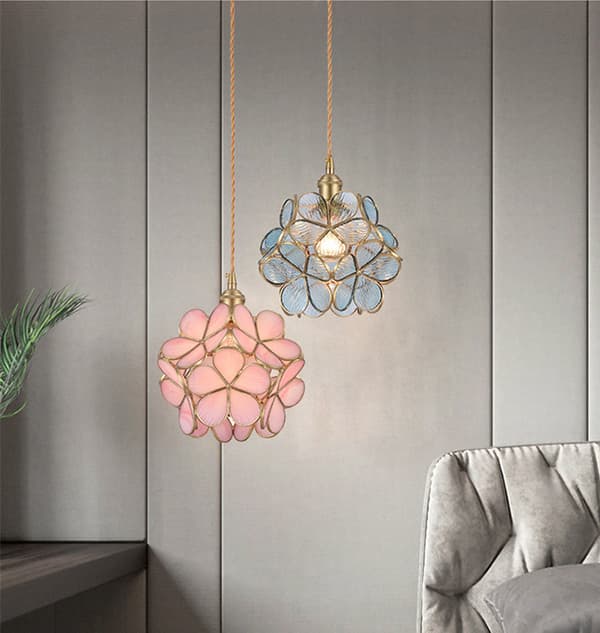 Bomclap Håndblæst Glas Loftslampe Nordisk Stil, E27 Base, Elegant Moderne Loftslampe Til Hjem & Indretning
