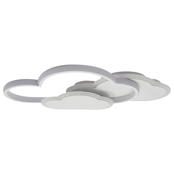 LED-kattovalaisin, pilvimäinen muoto, 3 värin himmennys, 42W,41-50W, VALKOINEN