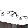 Pikkukuva 1 / 2: LED-kattovalaisin ja -seinälamppu, 350° käännettävä, moderni tyyli,Ei lamppua, musta, 6