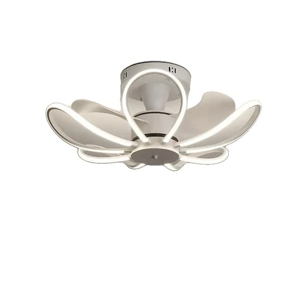 Kattotuuletinvalaisin, 120W teho, himmennettävä ominaisuus, sopii 10-15 m² tiloihin,kauko-ohjain, Valkoinen