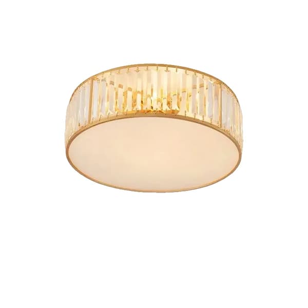 LED-kattovalaisin, metallirunko, lasikaistale, 3 vaihdettavaa väriä,Kulta 50cm, Kolmivärinen