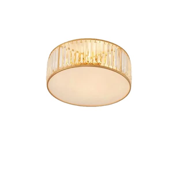 LED-kattovalaisin, metallirunko, lasikaistale, 3 vaihdettavaa väriä,Kulta 30cm, Kolmivärinen