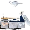 Miniatyrbild 1 av 2: Akryl LED Taklampa, 30W, Dimbar, Inomhusbruk,RC dimbar