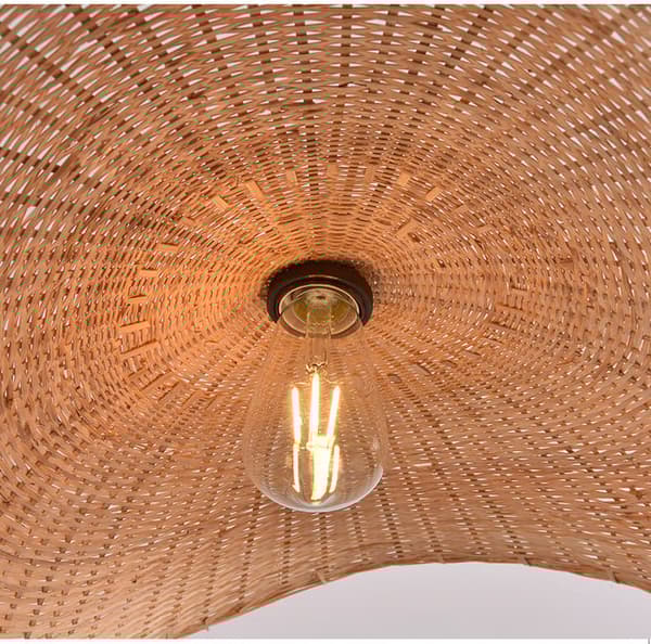 OBOSOE Taklampa Utomhus i Naturmaterial D40-50 cm – Hänglampa & Plafondlampa