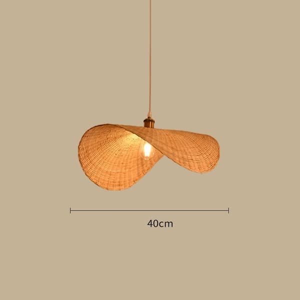 OBOSOE Taklampa Utomhus i Naturmaterial D40-50 cm – Hänglampa & Plafondlampa