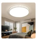 Pikkukuva 5 / 5: OBOSOE 40cm 24W LED-kattovalaisin, moderni lasi- ja metallikattovalaisin makuuhuoneen keittiön eteiseen