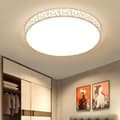 Pikkukuva 1 / 5: OBOSOE 40cm 24W LED-kattovalaisin, moderni lasi- ja metallikattovalaisin makuuhuoneen keittiön eteiseen