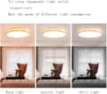 Pikkukuva 8 / 8: OBOSOE 40cm 24W LED-kattovalaisin, moderni lasi- ja metallikattovalaisin makuuhuoneen keittiön eteiseen