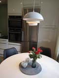Miniatyrbillede 4 af 5: Taklampa Emil Vit 30 cm. Eklunds Metall