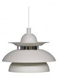 Taklampa Flora Vit Struktur. Eklunds Metall