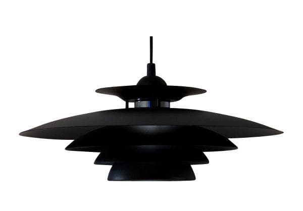 Taklampa Elin Svart Struktur. Eklunds Metall