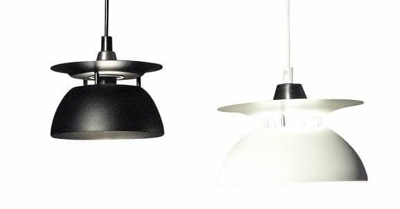Taklampa Adam 20cm Vit Struktur. Eklunds Metall