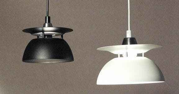 Taklampa Adam 20cm Svart Struktur. Eklunds Metall