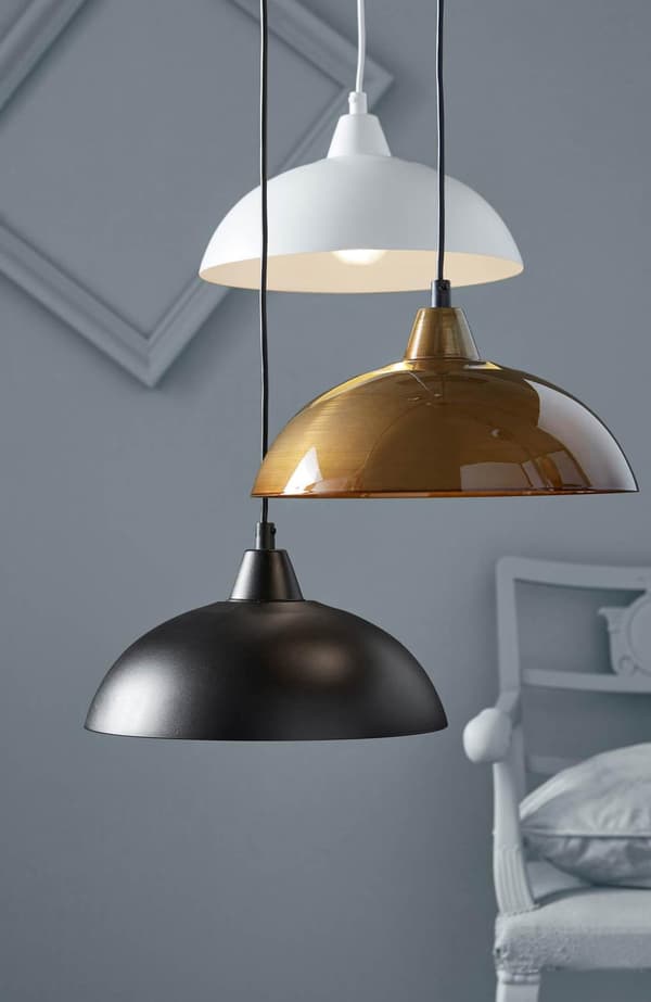 Taklampa Maj Antikborstad 30 cm. Eklunds Metall