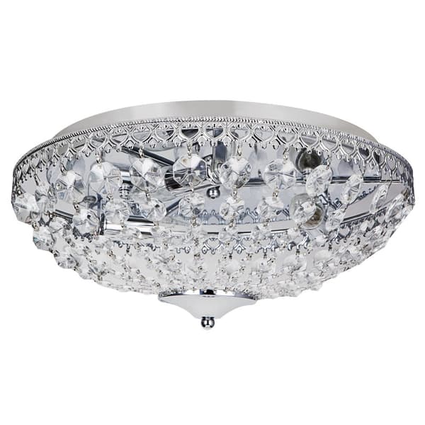 [lux.pro]® Loftlampe Lydia - 3xE14 max. 40W - aluminium/metal - krom