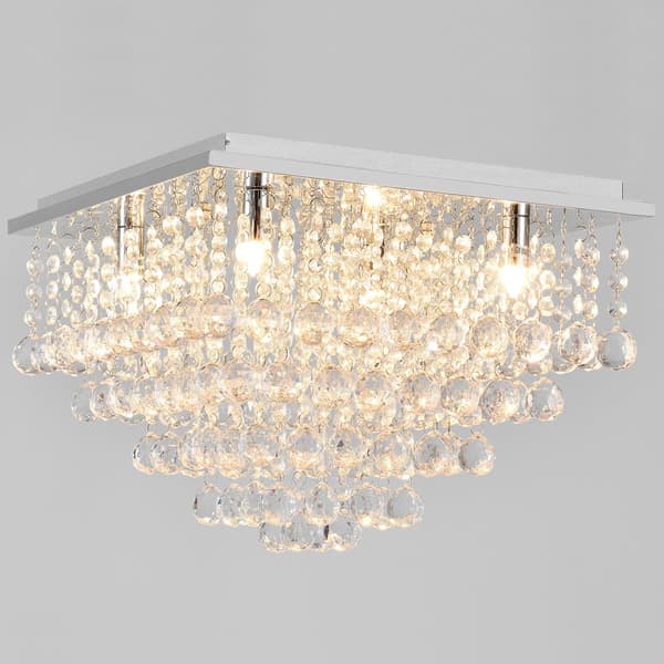 [lux.pro]® Stilig plafond - Veli Prisma - krom / kristall-vit