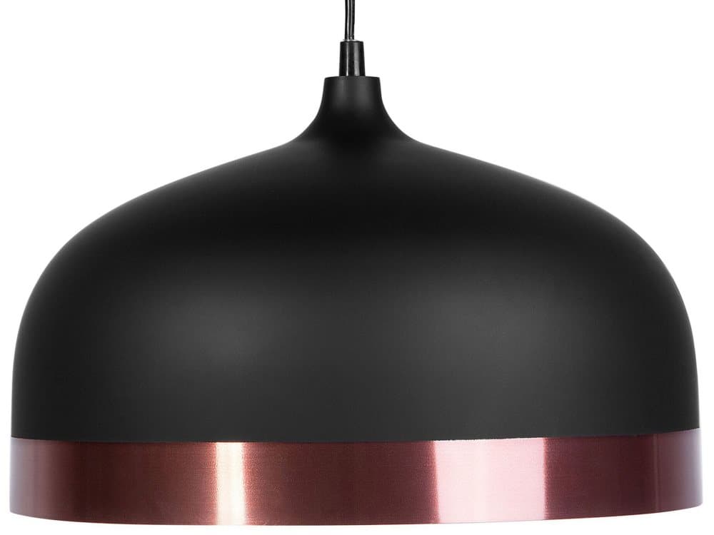 Loftlampe Sort/Kobber PARINA