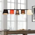 Miniatyrbillede 4 af 5: [lux.pro]® Hængelampe - 5 x E14 - max. 40W - 150x105x20cm - metal / tekstil