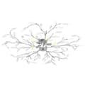 Miniatyrbilde 2 av 7: vidaXL Taklampe med akrylblader og armer for 5 E14-lyspærer hvit