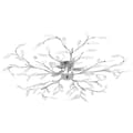 Miniatyrbilde 1 av 7: vidaXL Taklampe med akrylblader og armer for 5 E14-lyspærer hvit