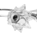 Miniatyrbilde 8 av 10: vidaXL Taklampe gjennomsiktige glasskjermer for 5 E14 lyspærer tulipan