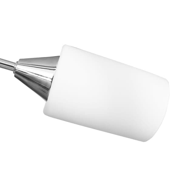 vidaXL loftlampe med keramiske lampeskærme til 5 E14-pærer hvid