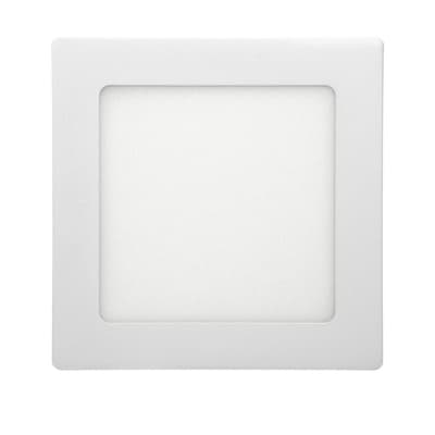 ECD Germany 50-pack LED-upotettava kohdevalaisin 9W - paneelikatto ultravioletti - 220-240V - SMD 2835 - 14,5 x 14,5 cm - kylmä valkoinen 6500K -