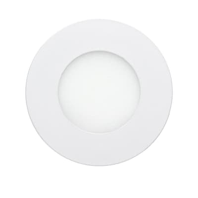 ECD Germany-paket med 10 LED-infällda strålkastare 3W ersätter 25W halogen - platt ultralätt - Ø 8,5 cm neutralvit 4000K - IP44 - hall badrum kök -