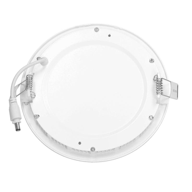 ECD Germany LED uppovalaisin 50 x 3W - paneeli Katto Valaisimet erittäin ohut - 220-240 - SMD 2835 - Ø8,5 cm - kylmä valkoinen 6500K - Pyöreä upotettu