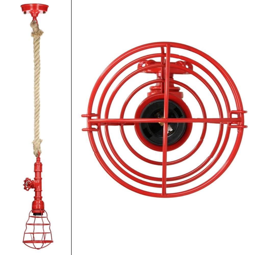 Hängande lampa 115 cm av metall cm E27 1 flamma