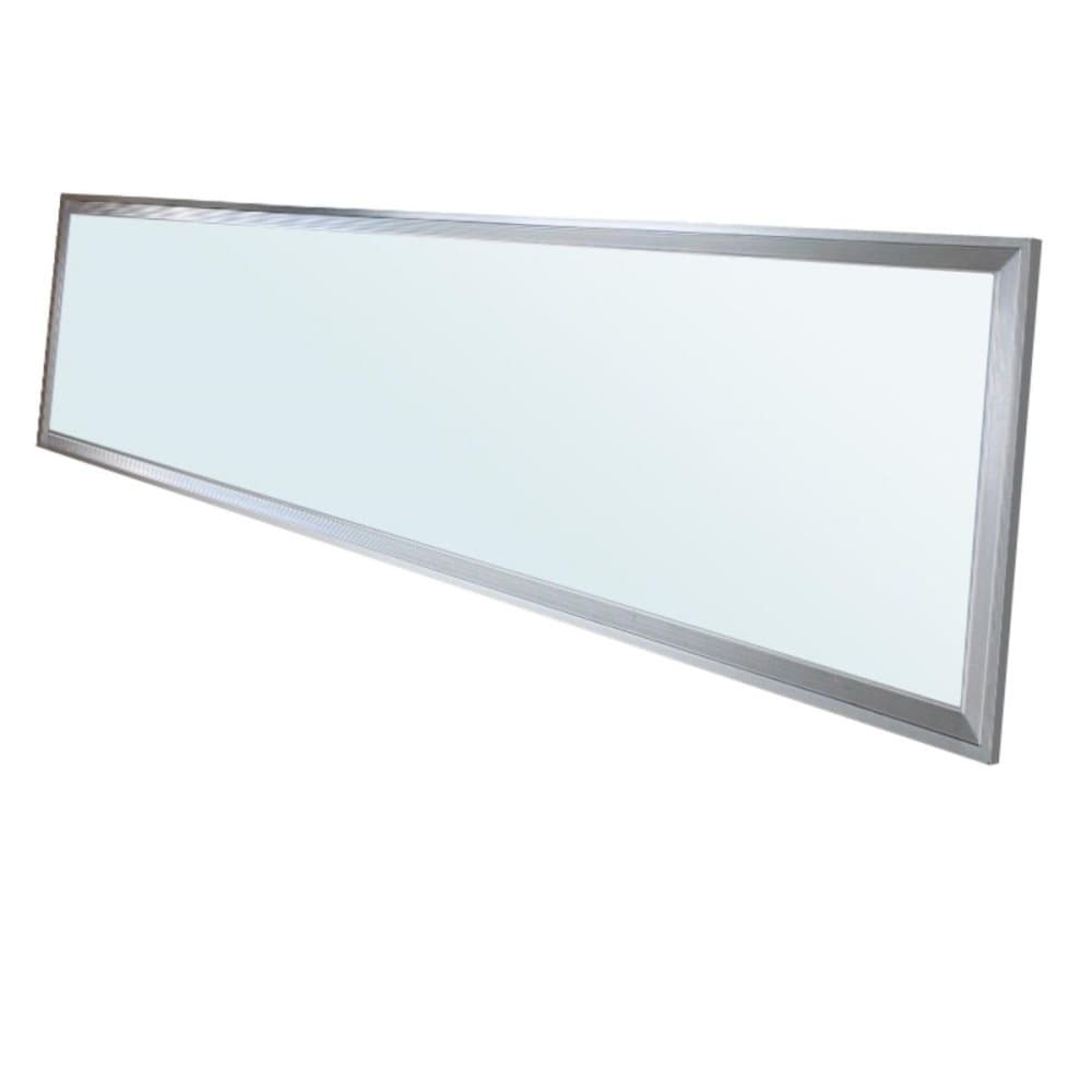 ECD Germany Ultraslim tunn LED-panel 42W 120x30cm DIMBAR SMD 3014 kallvit 6000K 220-240 V ca 3010 lumen infälld taklampa