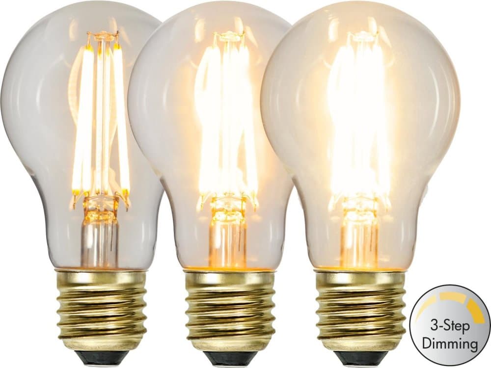 LED-LAMPA E27 SOFT GLOW 3-STEP