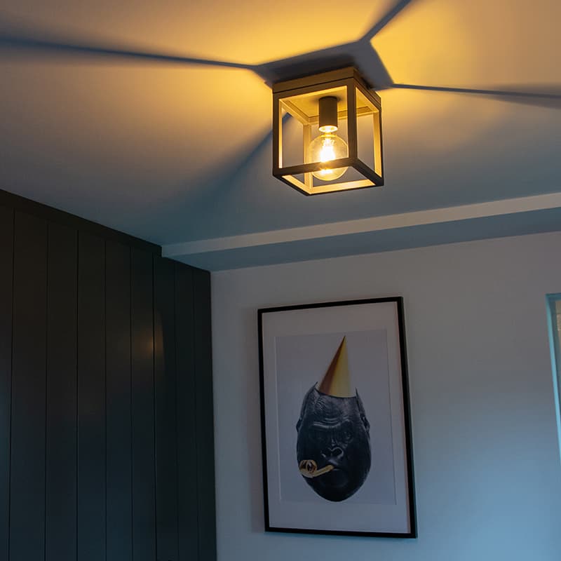 Industriell taklampa antracit - Bur 1