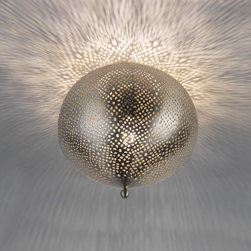 Orientalisk taklampa stål - Sinbad