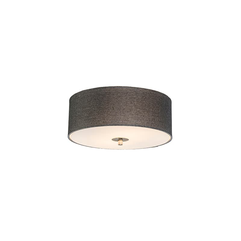 Lands taklampa grå 30 cm - Drum Jute