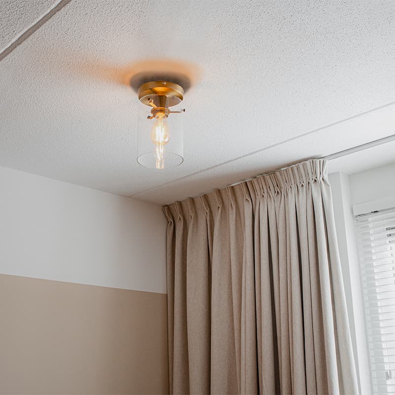 Modern Taklampa Brons med Glas-skärm - Dome