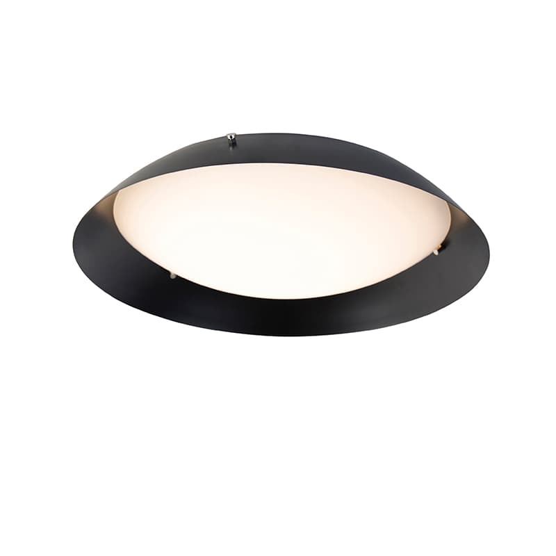 Modern taklampa svart 38 cm inkl. LED - Björn