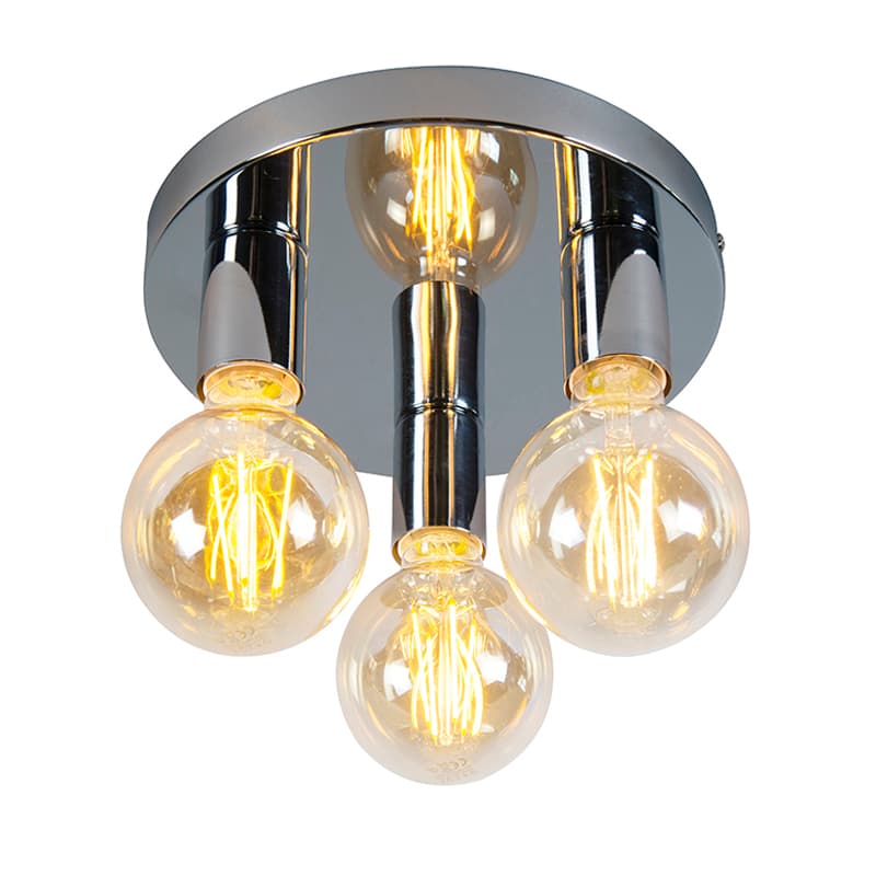 Modern taklampa krom - Facil 3