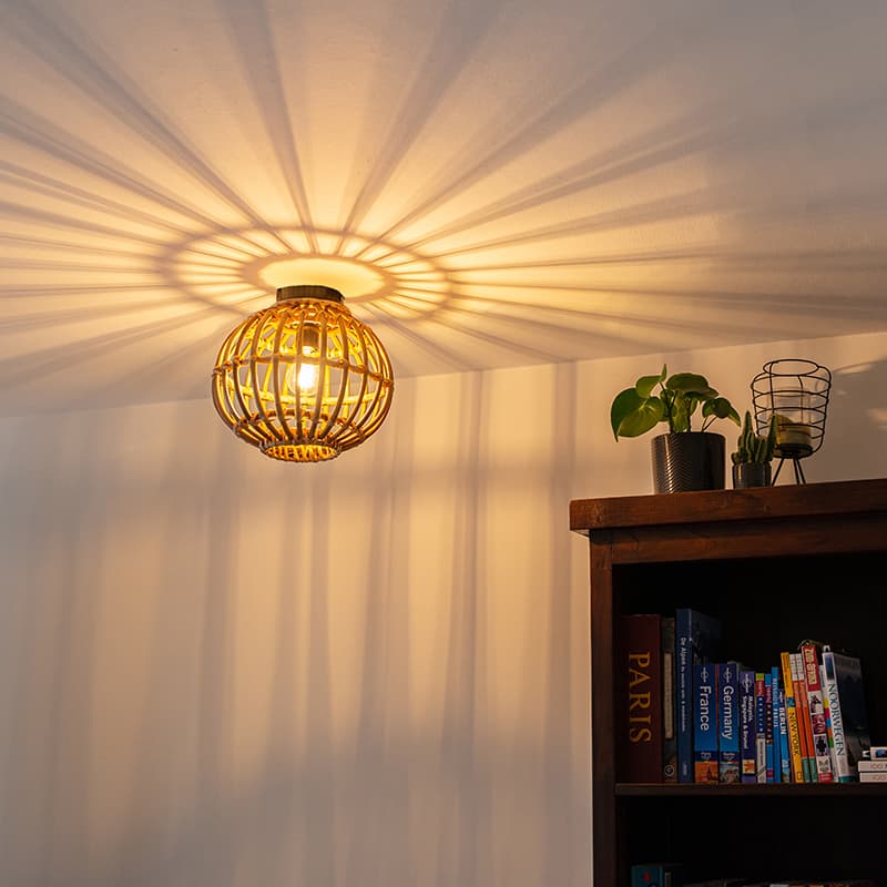 Nationell taklampa bambu - Canna