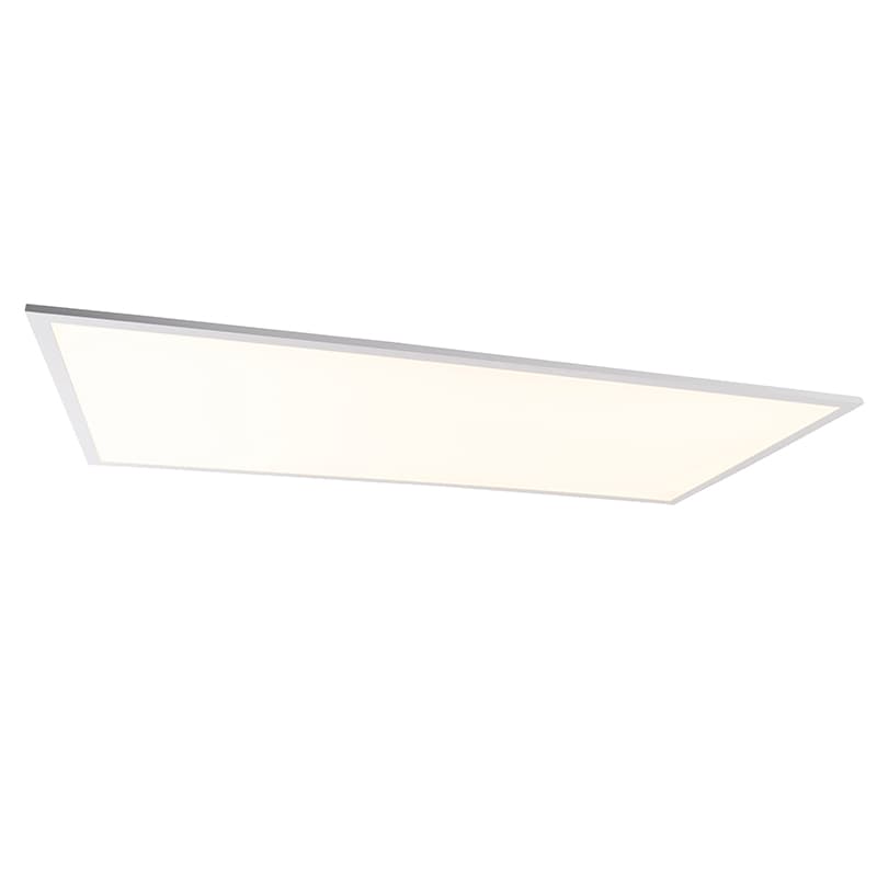 Taklampa stål 120 cm inkl. LED med fjärrkontroll - Liv