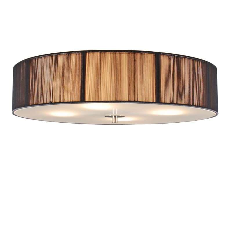 Klassisk taklampa antracit 50 cm - rep