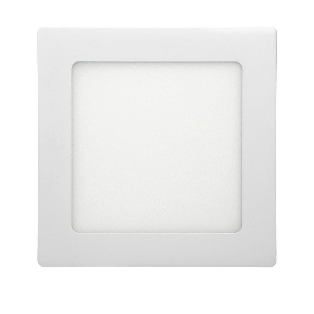 ECD Germany-paket med 20 LED-infällda strålkastare 9W - takpanelstrålkastare ultralätt - 220-240V - SMD 2835 - 14,2 x 14,2 cm - varmvit 3000K -