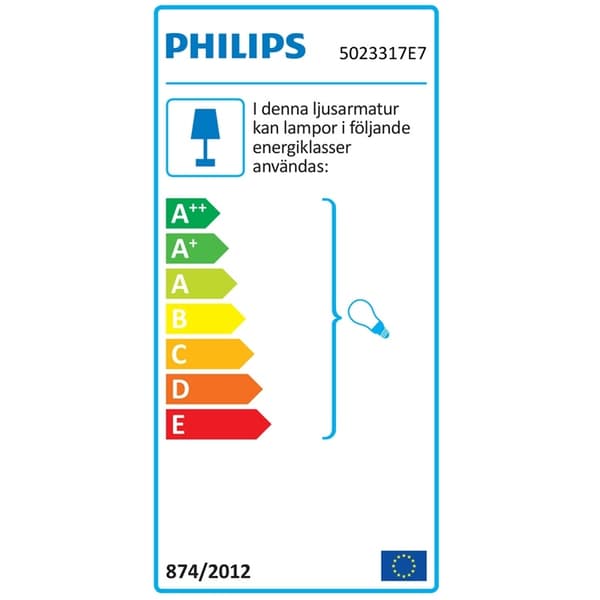 Philips sækkelærredsplade/spiral 3x40W 230V