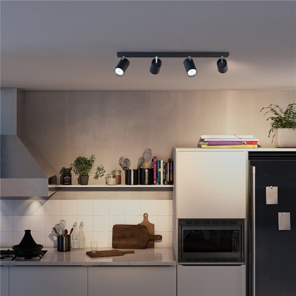 Philips myLiving Kosipo 4 Spot Svart