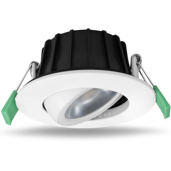 Llitt Ellen Innfelt downlight Dim-to-Warm 520lm IP65 1-pk Hvit
