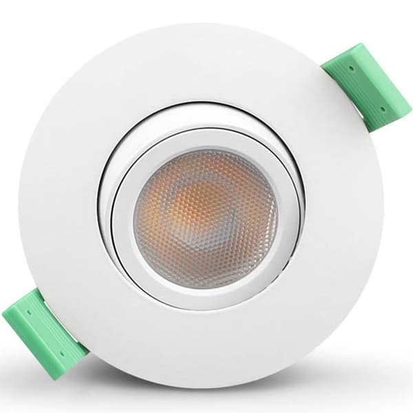 Llitt Ellen innfelt downlight dim-til-varm 520lm IP65 3-pak hvit