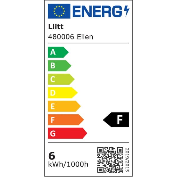 Llitt Ellen innfelt downlight dim-til-varm 520lm IP65 3-pak hvit